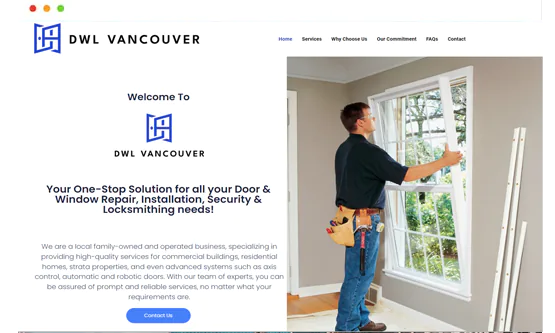 DWL Vancouver website by Saintcode