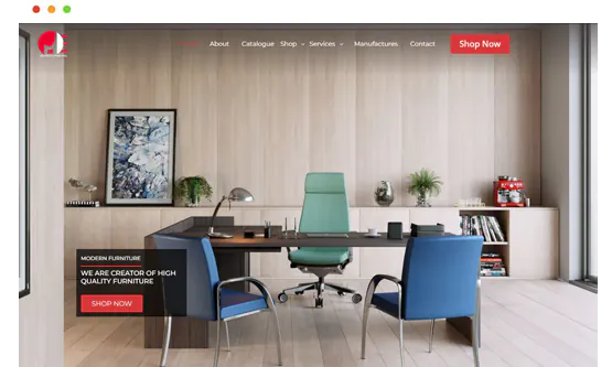 Mefurn website by Saintcode